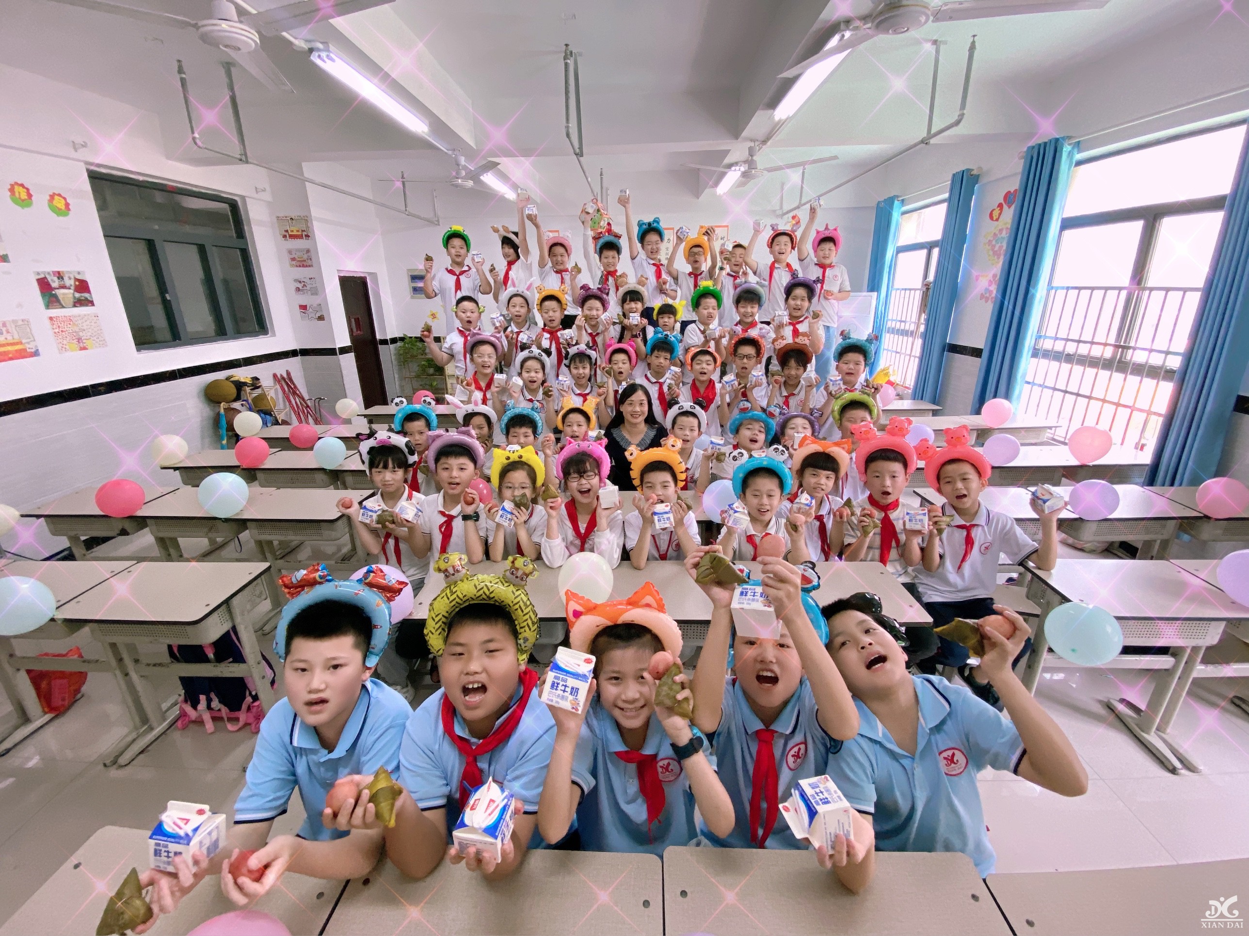 南昌現(xiàn)代外國語學(xué)校開展“歡樂六一，遇上粽香端午”慶祝活動